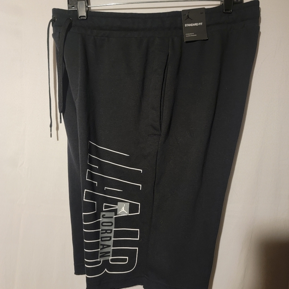 Nike Air Jordan Jumpman Moto Black Gym Shorts Men's Size Medium BQ8466-010